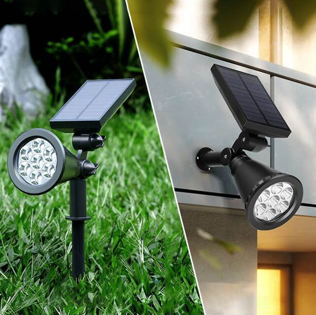 Solar Waterproof ABS Rotatable LED Outdoor Lawn Insert Landscape Light