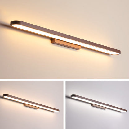 Modern Minimalist Circular Aluminum Vanity Light LED Mirror Front Wall Sconce Lamp For Bathroom