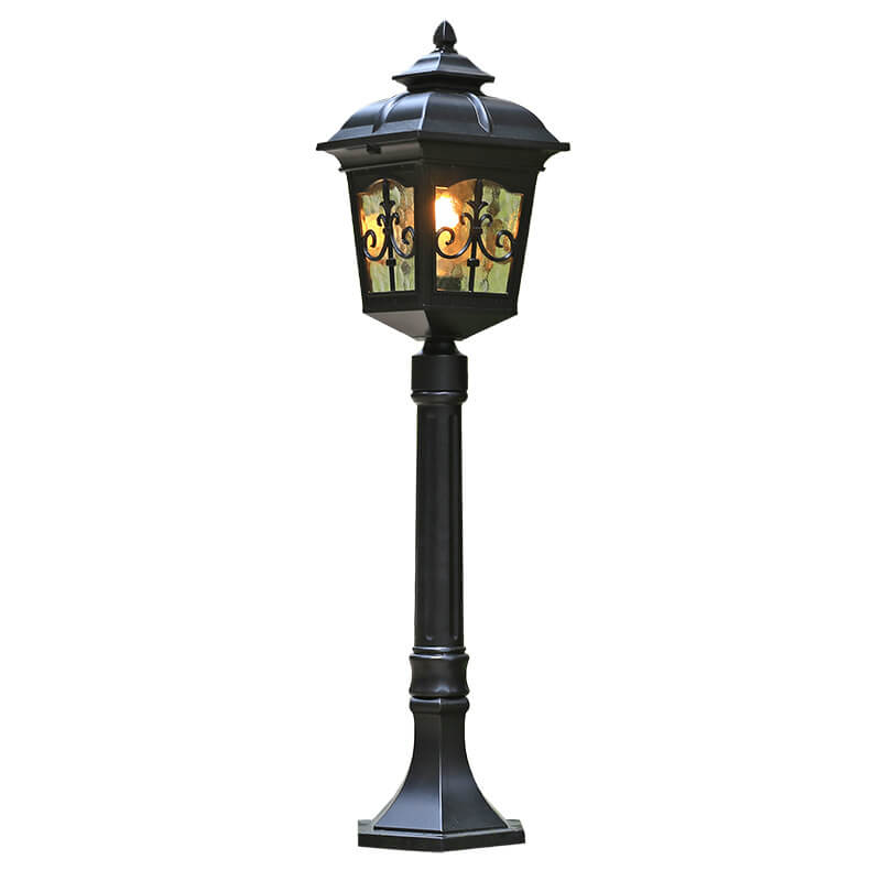 Industrial Waterproof Square Arrow Flower 1-Light Outdoor Lawn Landscape Light