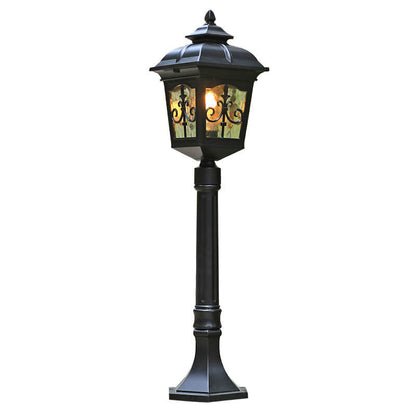 Industrial Waterproof Square Arrow Flower 1-Light Outdoor Lawn Landscape Light