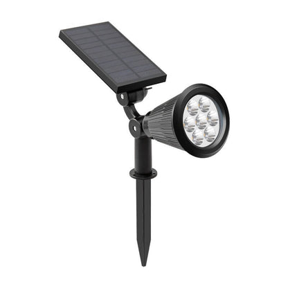 Solar Waterproof ABS Rotatable LED Outdoor Lawn Insert Landscape Light
