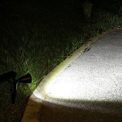 Solar Waterproof ABS Rotatable LED Outdoor Lawn Insert Landscape Light