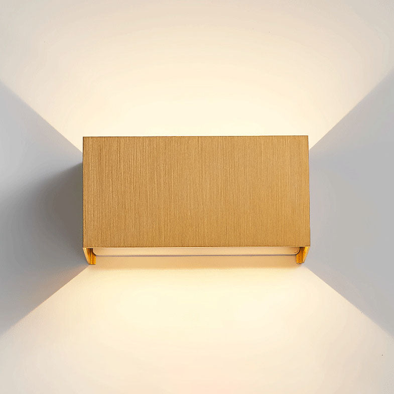 Modern Minimalist Aluminum Square Flat Adjustable Beam LED Reading Wall Sconce Lamp For Entryway