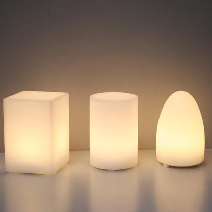 Creative Geometry PE Battery Remote Night Light Decorative Table Lamp