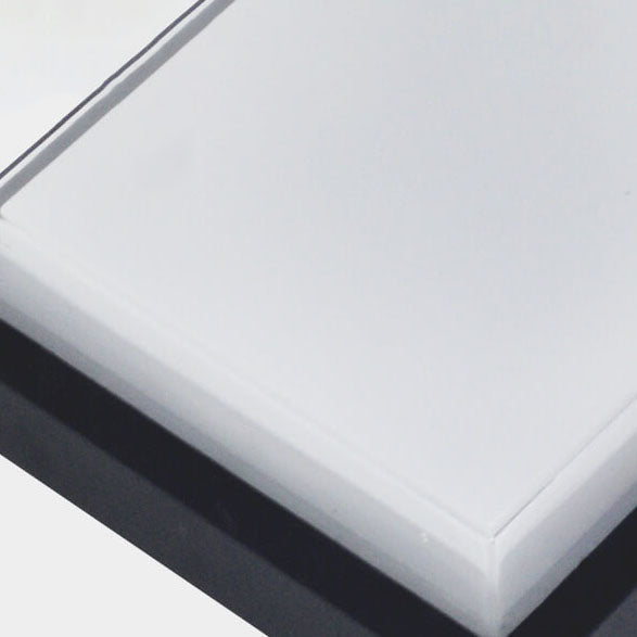 Modern Minimalist Square Aluminum Acrylic Induction LED Flush Mount Ceiling Light For Outdoor