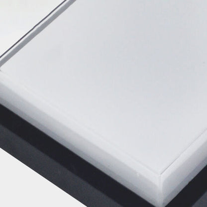 Modern Minimalist Square Aluminum Acrylic Induction LED Flush Mount Ceiling Light For Outdoor