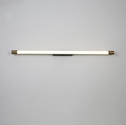 Modern Minimalist Vanity Thin Tube Aluminum PC LED  Wall Sconce Lamp for Living Room