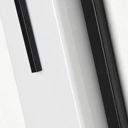 Modern Minimalist Rectangular Waterproof Stainless Steel Acrylic LED Wall Sconce Lamp For Outdoor