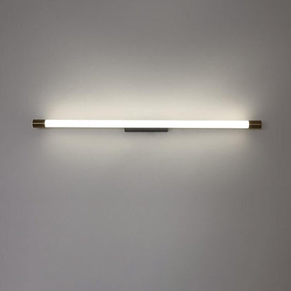 Modern Minimalist Vanity Thin Tube Aluminum PC LED  Wall Sconce Lamp for Living Room