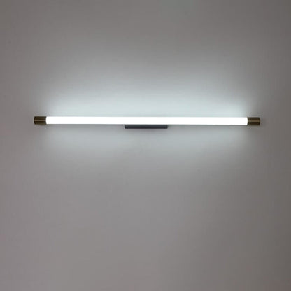 Modern Minimalist Vanity Thin Tube Aluminum PC LED  Wall Sconce Lamp for Living Room