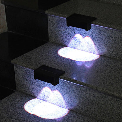Modern Simplicity Solar Waterproof ABS Rectangular LED Wall Sconce Lamp For Garden And Outdoor Patio