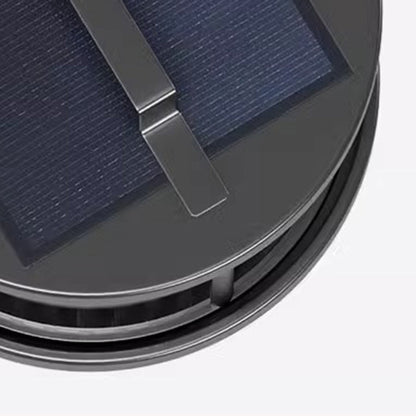 Modern Minimalist Solar Waterproof Cylinder Aluminum Iron Glass 1-Light Outdoor Landscape For Outdoor Patio