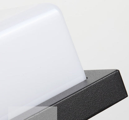 Modern Simplicity Square ABS LED Waterproof Outdoor Wall Sconce Lamp For Garden