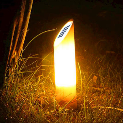 Contemporary Creative Waterproof Solar Resin Bamboo LED Landscape Lighting Outdoor Light For Garden