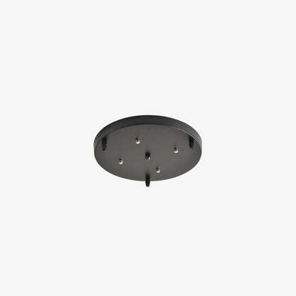Modern Shaped Glass 1-Light Cloud Suspension Pendant Light