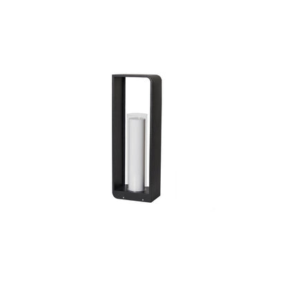 Modern Minimalist Square Frame Stainless Steel Acrylic LED Waterproof Lawn Landscape Light For Outdoor Patio